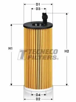 OL06004E Фильтр масляный BMW 316D/320D/520D 09- TECNECO подбор по vin на Brocar