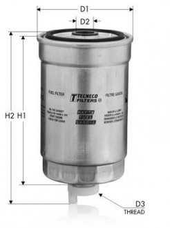 GS216HWS Фильтр топливный Citroen Jumper 2.0 HDI 02- TECNECO подбор по vin на Brocar