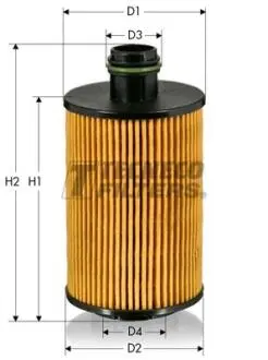 OL07018E Фільтр масляний Jeep 3,0 Diesel 11 TECNECO підбір по vin на Brocar