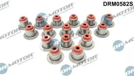 DRM0582S Комплект сальников клапанов 16шт DR.MOTOR підбір по vin на Brocar