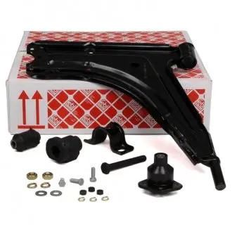 07167 РЫЧАГ VW P. CADDY I, GOLF I, JETTA I, SCIROCCO 1.1-1.8 02.74-04.93 LE/PR НИЖНИЙ KPL (+ БОЛТЫ, БОЛТ + ВТУЛКИ + ЗАЖИМ) FEBI BILSTEIN підбір по vin на Brocar
