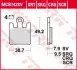 MCB742SV Тормозные колодки TRW підбір по vin на Brocar