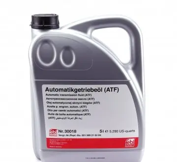 30018 Олива АКПП (5L) (MB Sprinter (906)/MB236.10) (червоне) FEBI BILSTEIN підбір по vin на Brocar