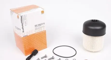 KX33826D Фильтр топливный Renault Kangoo/Dokker/Duster/Logan 1.5dci 10- MAHLE / KNECHT подбор по vin на Brocar