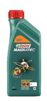 15C9C7 OLEJ CASTROL 5W40 1L MAGNATEC DUALOCK SN / C3 / LL04 / FIAT 9.55535-S2 / 226.5 229.31 / RN0700/0710 CASTROL подбор по vin на Brocar