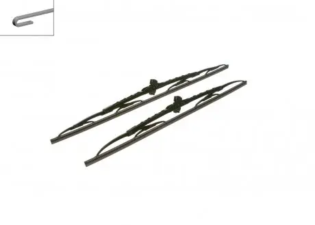 3397118307 Щетки стеклоочистителя (600/550mm) MB Sprinter 00-06 BOSCH подбор по vin на Brocar