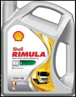 550047337 OLEJ SHELL 15W40 5L RIMULA R4 L CJ-4 / MAN 3275 / 228.3 228.31 / VDS-4 VDS-3 SAMOCHODY CIĘŻAROWE SHELL подбор по vin на Brocar