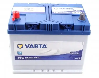 5704130633132 Акумуляторна батарея 70Ah/630A (261x175x220/+L/B01) Blue Dynamic E24 Азія VARTA підбір по vin на Brocar