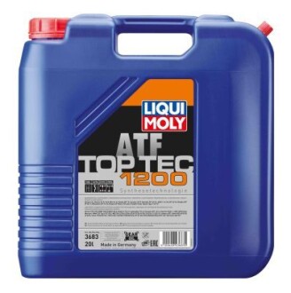 3683 Масло Liqui MOLY ATF TOP TEC 1200 20L DIIIH, HONDA Z1, MAN 339 / Z2 / V2, MERCON V / трансмиссия LIQUI MOLY подбор по vin на Brocar