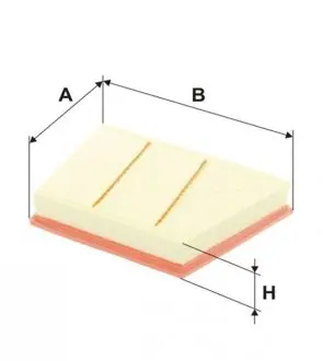 WA9751 Фільтр повітряний WIX FILTERS підбір по vin на Brocar