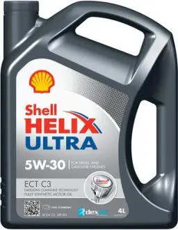 550050441 Моторна олива/HELIX ULTRA ECT C3 5W-30 (4L) SHELL підбір по vin на Brocar