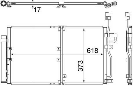 AC510000S SKRAPLACZ KLIMATYZACJI OPEL ANTARA 2,0D 06- (Z OSUSZACZEM) AUTOMATYCZNA SKRZYNIA BIEGÓW MAHLE / KNECHT підбір по vin на Brocar