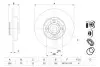 0986479387 Тормозной диск Bosch BOSCH підбір по vin на Brocar