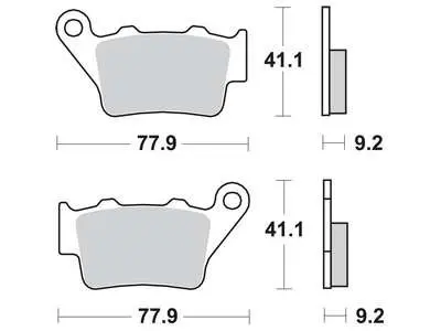 MCB672RSI Тормозные колодки TRW подбор по vin на Brocar