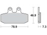 MCB557 Тормозные колодки TRW підбір по vin на Brocar