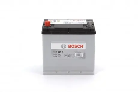 0092S30170 Аккумуляторная батарея 45Ah/300A (219x135x222/+L/B01) BOSCH подбор по vin на Brocar