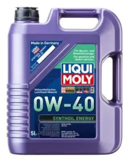 9515 Моторна олива Liqui Moly SYNTHOIL ENERGY 0W-40 5Л LIQUI MOLY підбір по vin на Brocar