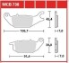 MCB738 Тормозные колодки TRW підбір по vin на Brocar