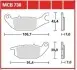 MCB738 Тормозные колодки TRW підбір по vin на Brocar