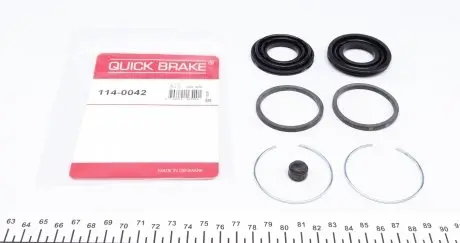 1140042 Ремкомплект суппорта (переднего) Mitsubishi Pajero/Outlander 90- (d=43mm) QUICK BRAKE подбор по vin на Brocar