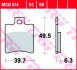MCB674 Тормозные колодки TRW підбір по vin на Brocar