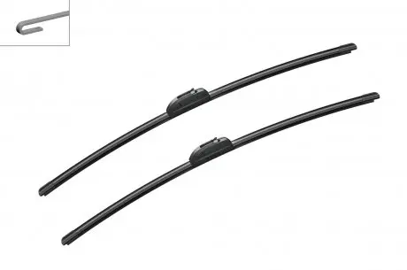 3397009777 Щетки стеклоочистителя (650/650mm) Citroen C8/Peugeot 807 02- BOSCH подбор по vin на Brocar