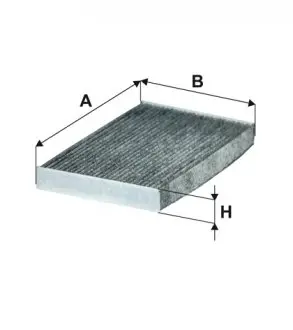 WP2175 Фільтр салону вугільний WIX FILTERS підбір по vin на Brocar