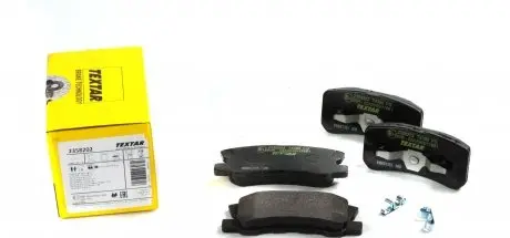 2358202 Колодки тормозные (задние) Mitsubishi Outlander/Lancer/Pajero 00- (Akebono) TEXTAR подбор по vin на Brocar