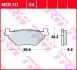 MCB731 Тормозная колодка (диск) TRW підбір по vin на Brocar