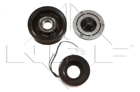 380037 SPRZĘGŁO KOMPRESORA KLIMATYZACJI DENSO 7SB16C 6PK/120MM 12V OPEL VECTRA 96- NRF подбор по vin на Brocar