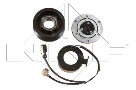 380017 Котушка шківа компресора кондиціонера Ford Fiesta/Focus/Fusion/Mondeo/Transit 93-13 NRF підбір по vin на Brocar