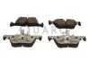 QP5621C KLOCKI HAM. BMW T. F30 316-328/F20 114-125/F32 420-428 QUARO SILVER CERAMIC QUARO підбір по vin на Brocar