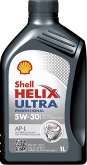 550046655 OLEJ SHELL 5W30 1L AP-L HELIX ULTRA PRO C2 / PSA B71 2290 / FIAT 9.55535.S1 SHELL підбір по vin на Brocar