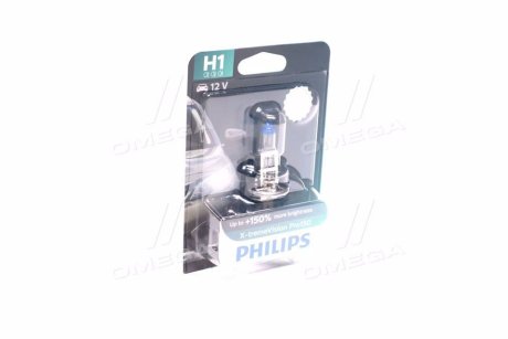 12258XVPB1 Лампа накалу H1 X-tremeVision Pro150 (+150) 12V 55W P14,5s (вир-во Philips) PHILIPS підбір по vin на Brocar