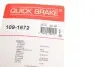 1091672 Монтажный комплект дисковых колодок QUICK BRAKE підбір по vin на Brocar