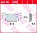 MCB806SRM Тормозные колодки TRW підбір по vin на Brocar