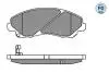 0252358416PD Колодки тормозные (передние) Mitsubishi Lancer VII/VIII 03-/Jeep Compass/ Patriot 06- MEYLE підбір по vin на Brocar