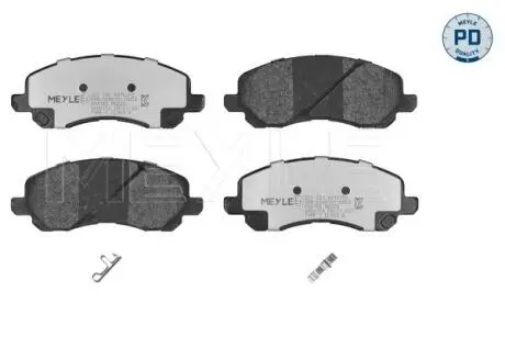 0252358416PD Колодки гальмівні (передні) Mitsubishi Lancer VII/VIII 03-/Jeep Compass/ Patriot 06- MEYLE підбір по vin на Brocar