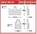 MCB795CRQ Гальмівна колодка (диск) TRW підбір по vin на Brocar