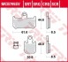 MCB795CRQ Тормозные колодки TRW підбір по vin на Brocar