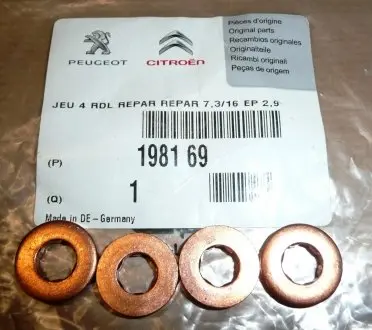 198169 Утримуюча пружина 198169 PEUGEOT PEUGEOT/CITROEN підбір по vin на Brocar