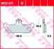 MCB579 Тормозные колодки TRW підбір по vin на Brocar
