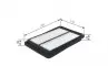F026400465 Фильтр воздушный Nissan QASHQAI II 14 -, X-TRAIL III 14- (вир-во BOSCH) BOSCH підбір по vin на Brocar