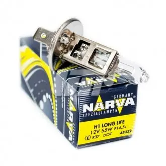 48322 Автолампа H1 LL 12V NARVA 55W P14,5s NARVA підбір по vin на Brocar