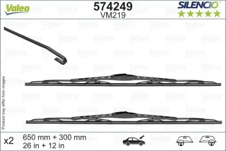574249 Щітка склоочисника VALEO підбір по vin на Brocar