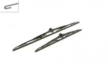 3397118321 Щітки склоочисника (650/450mm) Renault Avantime/Espace III 96-03 BOSCH підбір по vin на Brocar
