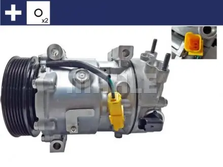 ACP359000S Компресор кондиціонера Citroen Berlingo/Peugeot Partner 1.6HDI 08- MAHLE / KNECHT підбір по vin на Brocar