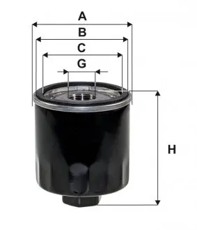 WL7547 Фільтр масляний WIX FILTERS підбір по vin на Brocar