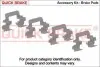 1091822 Комплект монтажний гальмівних колодок LAND ROVER: Range Rover III 09-, 06- QUICK BRAKE підбір по vin на Brocar