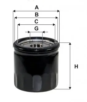 WL7561 Фильтр масляный FORD EDGE, KUGA 2.0 ECOBLUE 18- (водоворот-во WIX-FILTERS) WIX FILTERS підбір по vin на Brocar